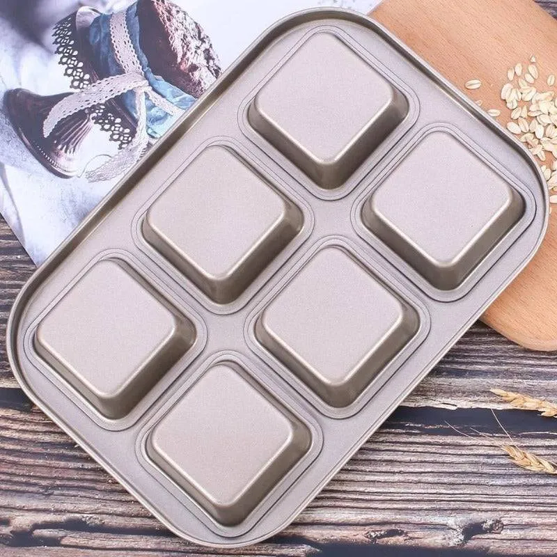 Brownie Tray Non Stick 6 Cups