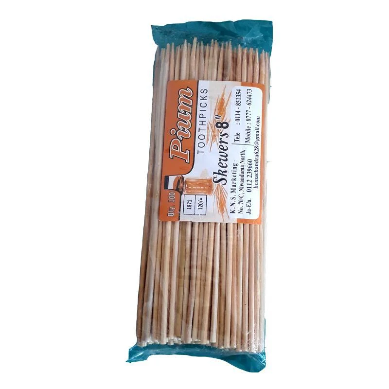 8 Inch BBQ Bamboo Skewer