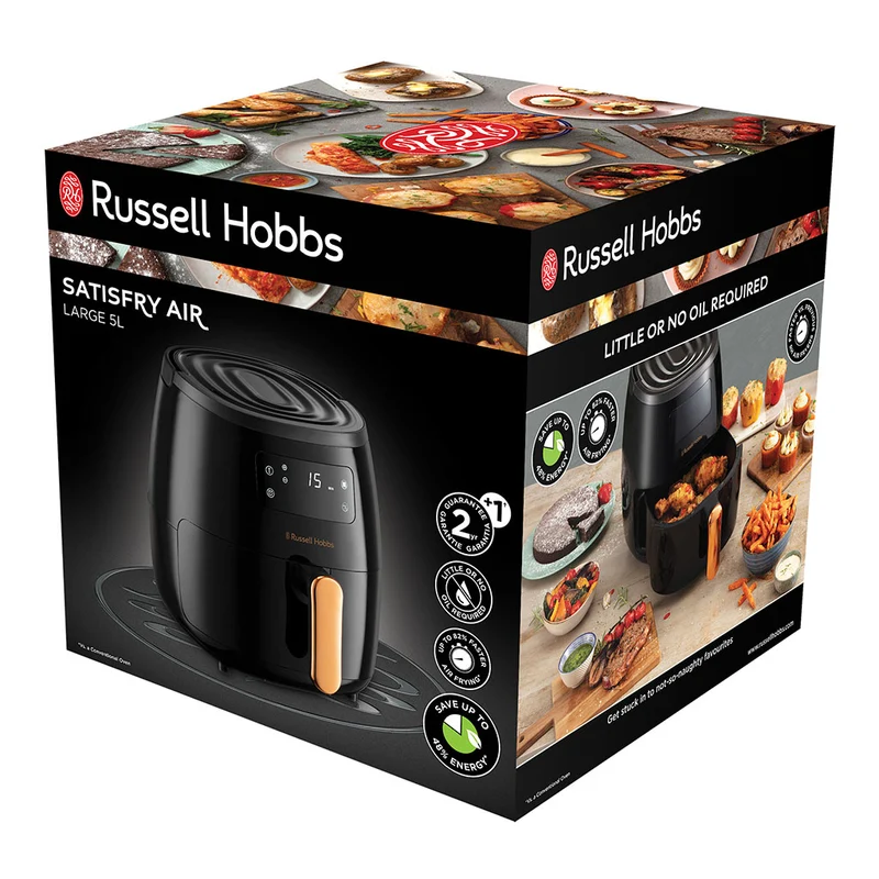 Freidora de aire Satisfry 5l grande Russell Hobbs