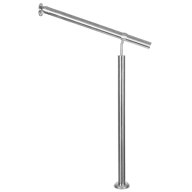 Edelstahl Handlauf Treppengeländer Geländer für Treppe Treppen mit Wandhalter seitliche Montage Wand