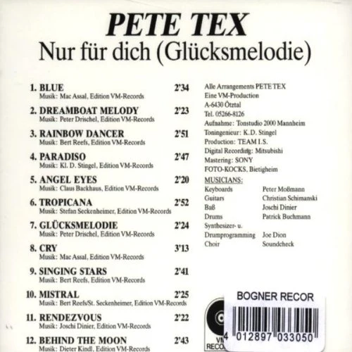 Nur Für Dich, Audio-CD
