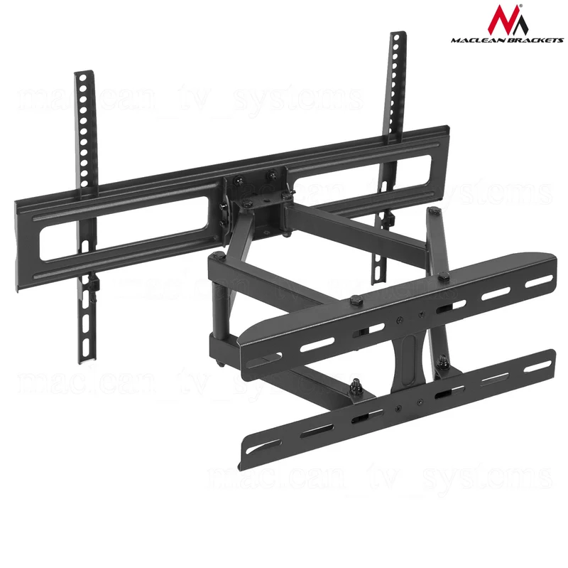 Maclean MC-762 TV Bracket Wall Mount Universal Swivel Adjustable Double Arm 37'' - 80" VESA LCD LED