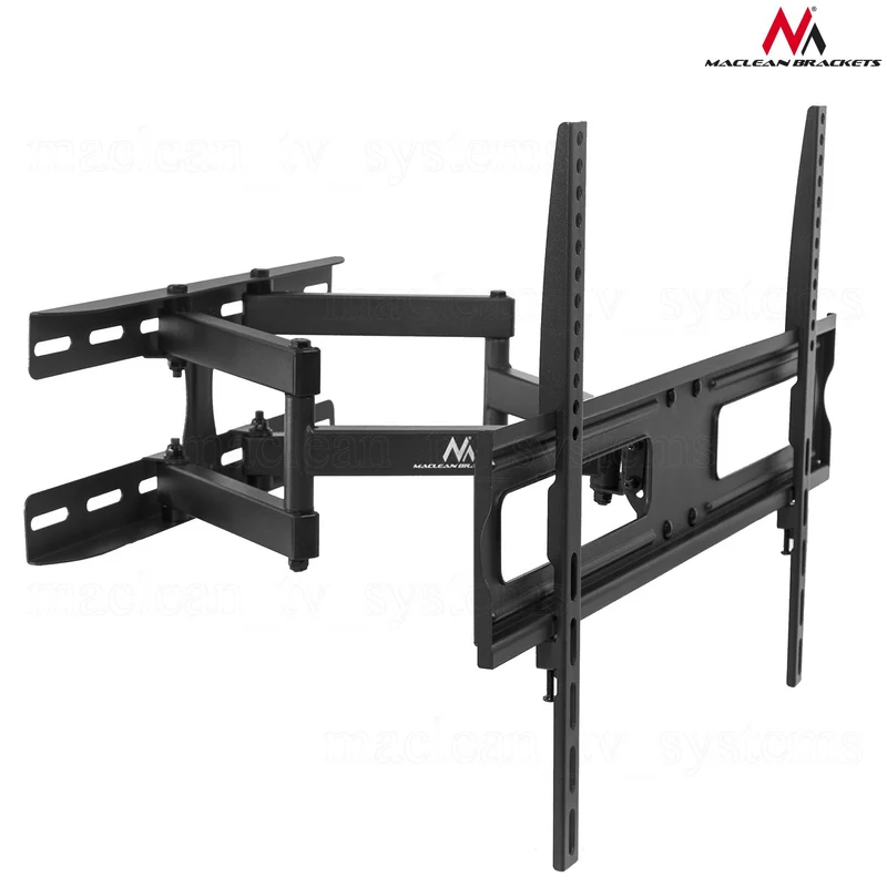 Maclean MC-762 TV Bracket Wall Mount Universal Swivel Adjustable Double Arm 37'' - 80" VESA LCD LED
