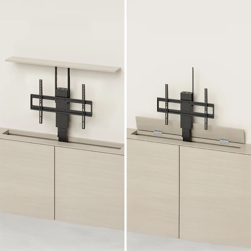 Maclean electric ceiling/floor mount, extendable, 43''-88'', VESA 600x400, max 60kg, 100-240V AC,50/60Hz