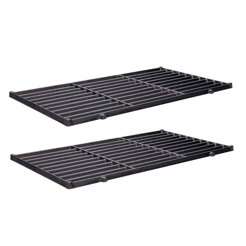 Unviversal Grillrost aus Gusseisen für Gasgrills passend zu Weber Spirit Genesis uvm. 44,5 x 26 cm