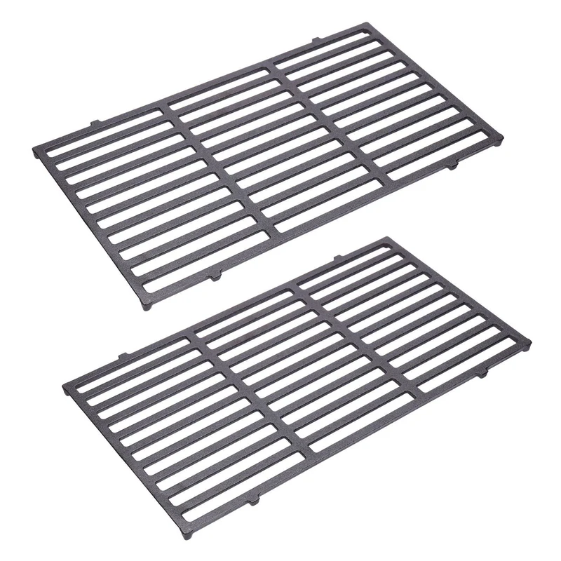Unviversal Grillrost aus Gusseisen für Gasgrills passend zu Weber Spirit Genesis uvm. 44,5 x 26 cm