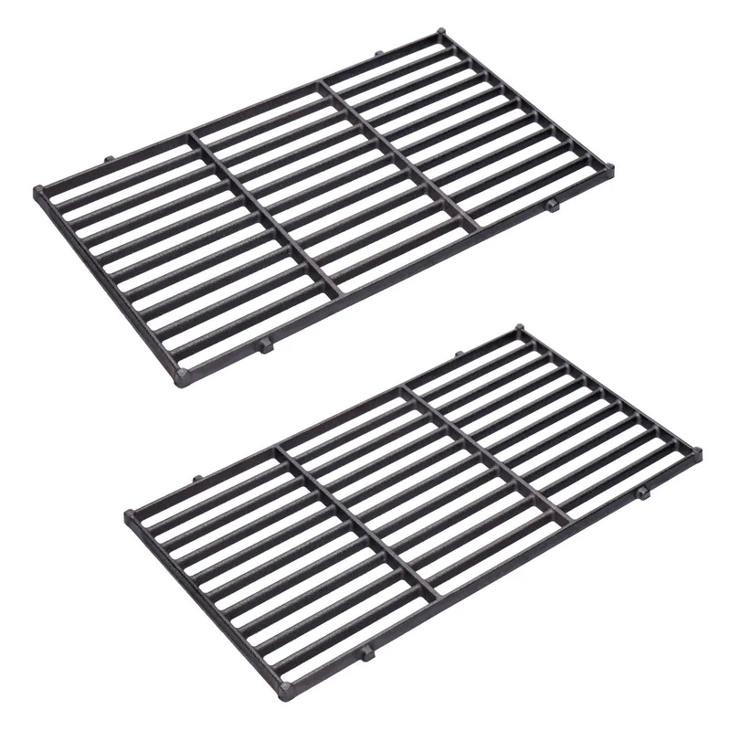 Unviversal Grillrost aus Gusseisen für Gasgrills passend zu Weber Spirit Genesis uvm. 44,5 x 26 cm
