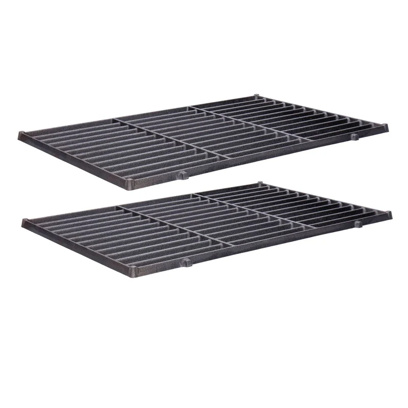 Unviversal Grillrost aus Gusseisen für Gasgrills passend zu Weber Spirit Genesis uvm. 44,5 x 30,3 cm