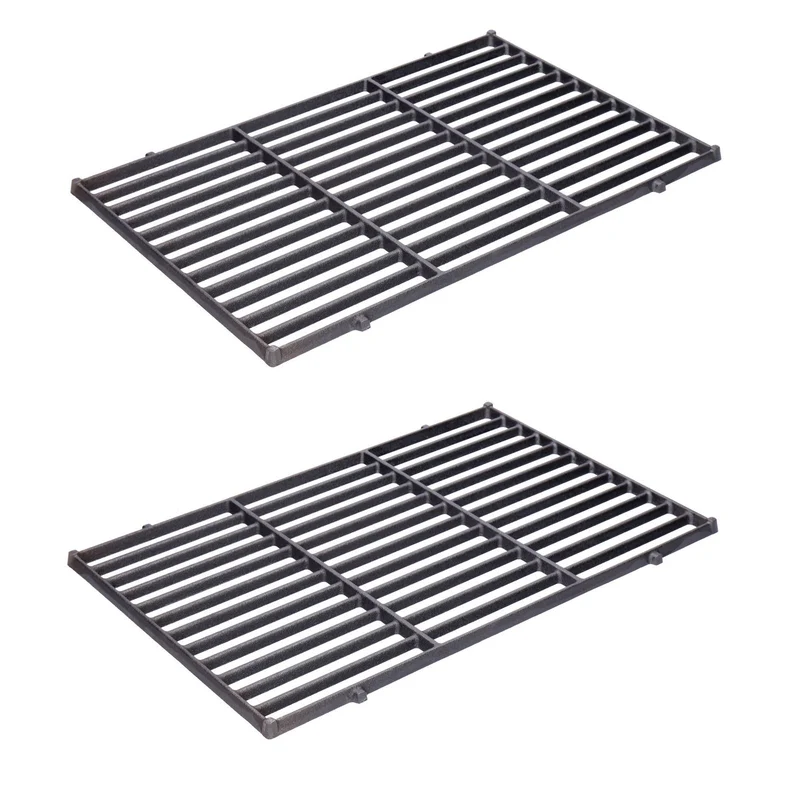 Unviversal Grillrost aus Gusseisen für Gasgrills passend zu Weber Spirit Genesis uvm. 44,5 x 30,3 cm