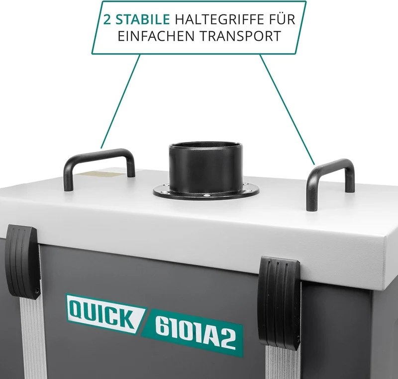 QUICK einarmiges Lötrauchfiltersystem 120W | 3-stufige Filtration mit Aktivkohle | 100 m³/h regelbar