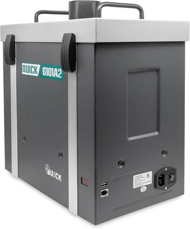 QUICK einarmiges Lötrauchfiltersystem 120W | 3-stufige Filtration mit Aktivkohle | 100 m³/h regelbar