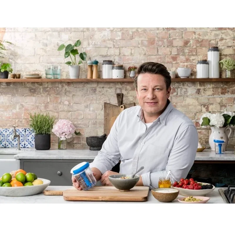 Jamie Oliver Chop & Shaker Blau