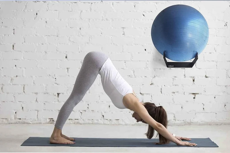 Wandhalterung für Pilates-Ball, Yoga, Fitness, Balance, Physiotherapie und Ball für Schwangere, 100%