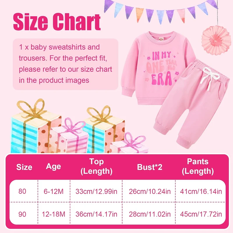 1. Geburtstag Mädchen Outfit Geschenk 1 Jahr Mädchen Geschenke 1 Geburtstag Mädchens Babykleidung Er