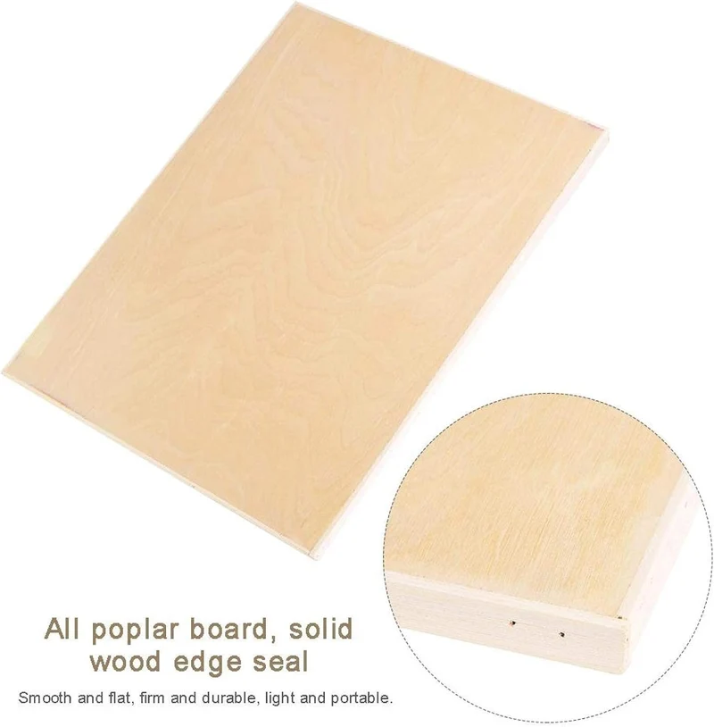 Pappelholz hohlen Skizze Board hölzerne Malerei Board Kunst Versorgung Skizze Tabelle