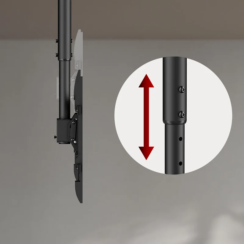 Maclean ceiling mount for TV, max load 60kg, 43-86", max VESA 600x400, MC-112 B