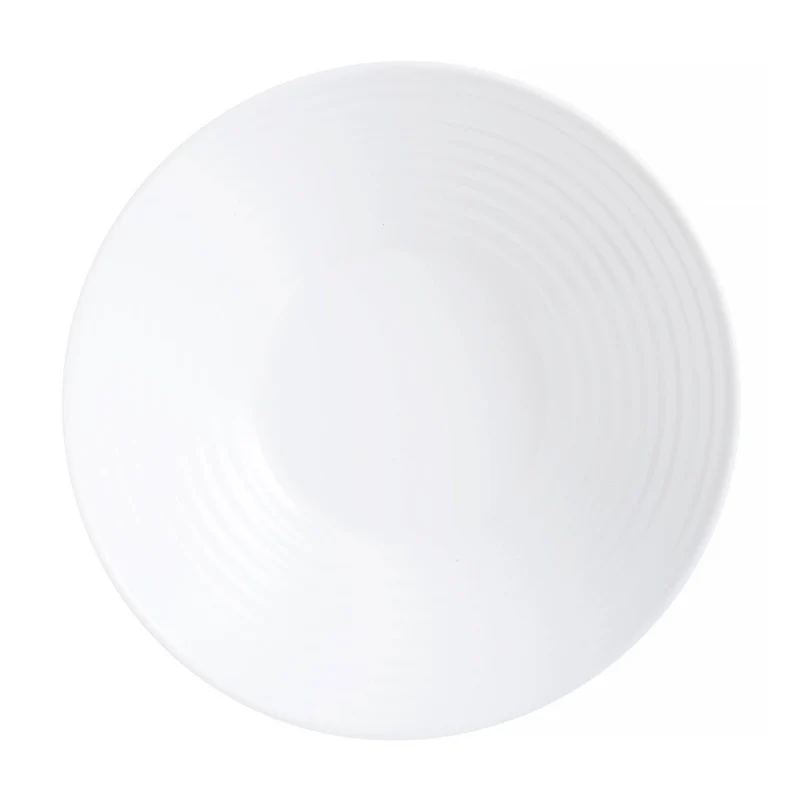 18 PCS Dining Set Plate Service for 6 People Tempered Glass Dinner Tableware