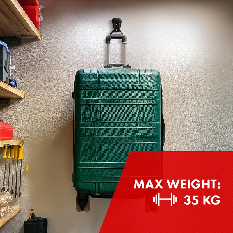 Maclean wall mount/hanger for tires, gardening tools, ladders, hoses, bicycles, steel, max. load 35 kg, MC-440, 2 pieces