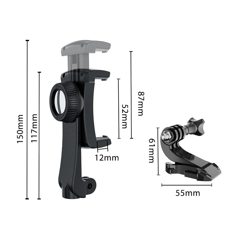 Backpack with LED signal light, remote control, waterproof: remote control IPx5, backpack IPX2 + universal sports shoulder straps, for phone, camera, GoPro cameras, and others, rotating handle, MC-294