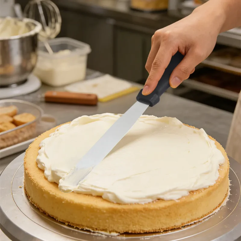 Professional Stainless Steel Offset Spatula Palette Knife Straight