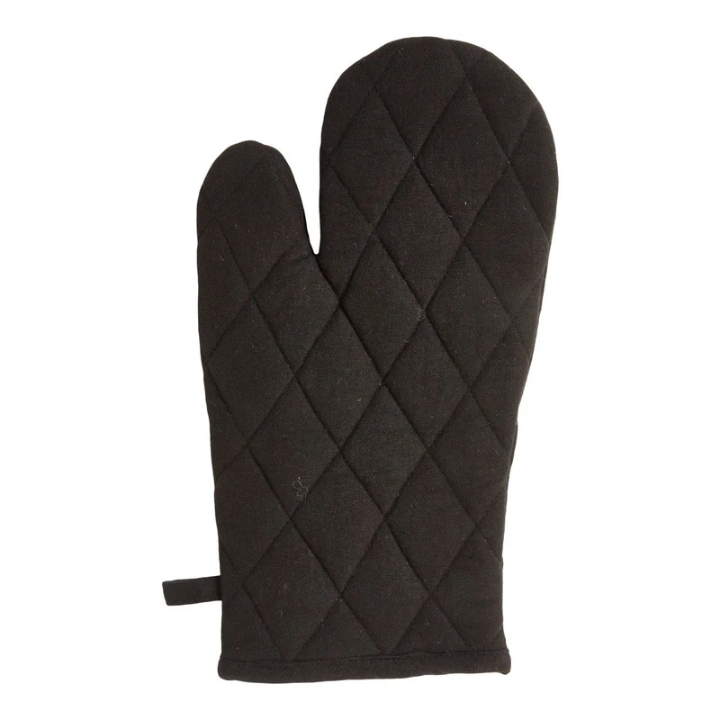 Grillhandschuh-Steppdecke 18x32 cm Uni Cross Schwarz