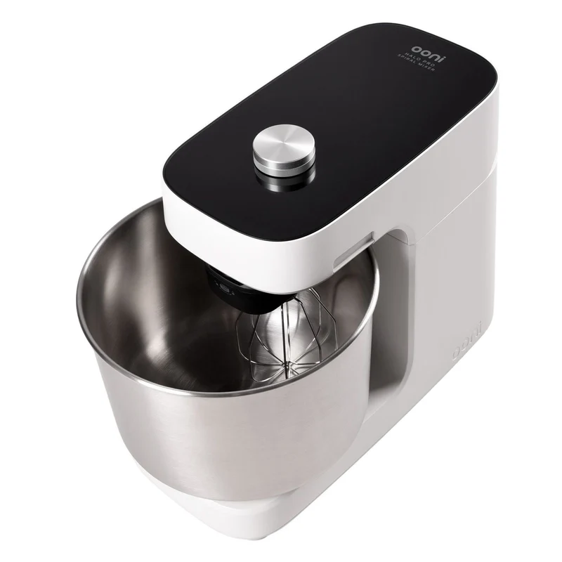 Ooni Halo Pro Professioneller Spiralkneter – 7,3-Liter-Küchenmaschine mit Zubehör