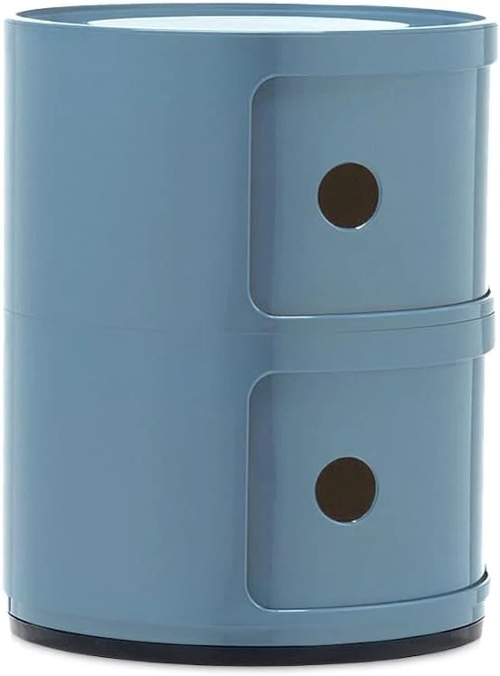Kartell Componibili, Container 2-fächer, Hellblau 2-fächer Hellblau, 2-fächer Hellblau