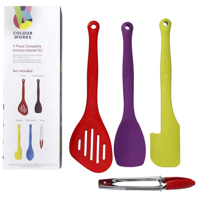 Set de 5 utensilios de silicona Colourworks KitchenCraft