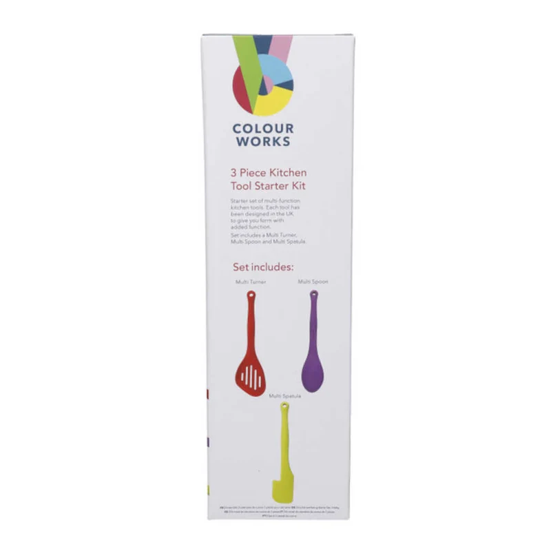 Set de 3 utensilios de silicona Colourworks KitchenCraft