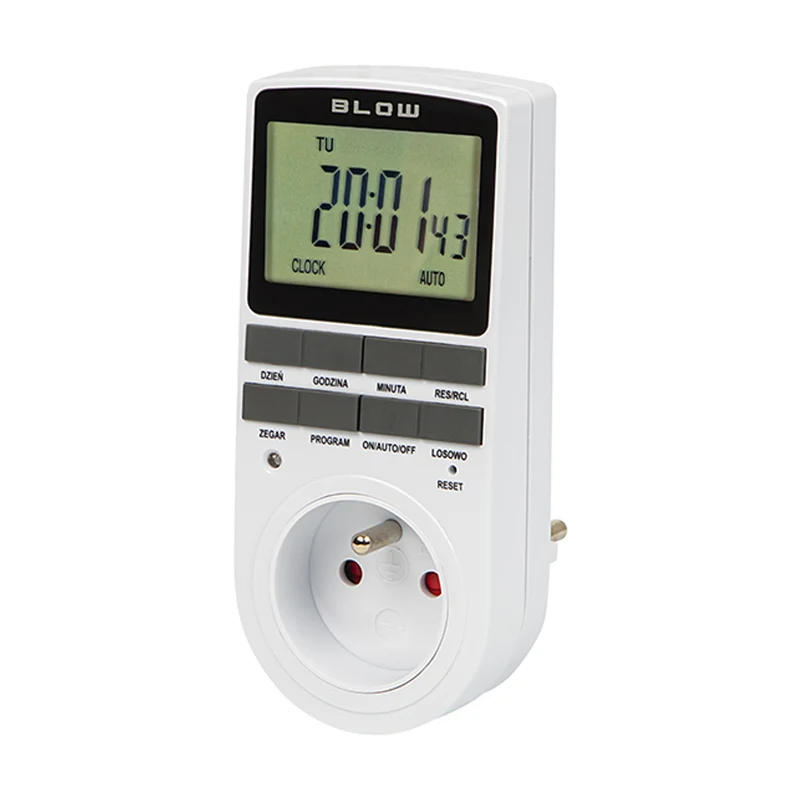 Blow digital timer programmer, LCD display, accuracy +/- 1 minute per month, 16 different operating combinations, 72-016#