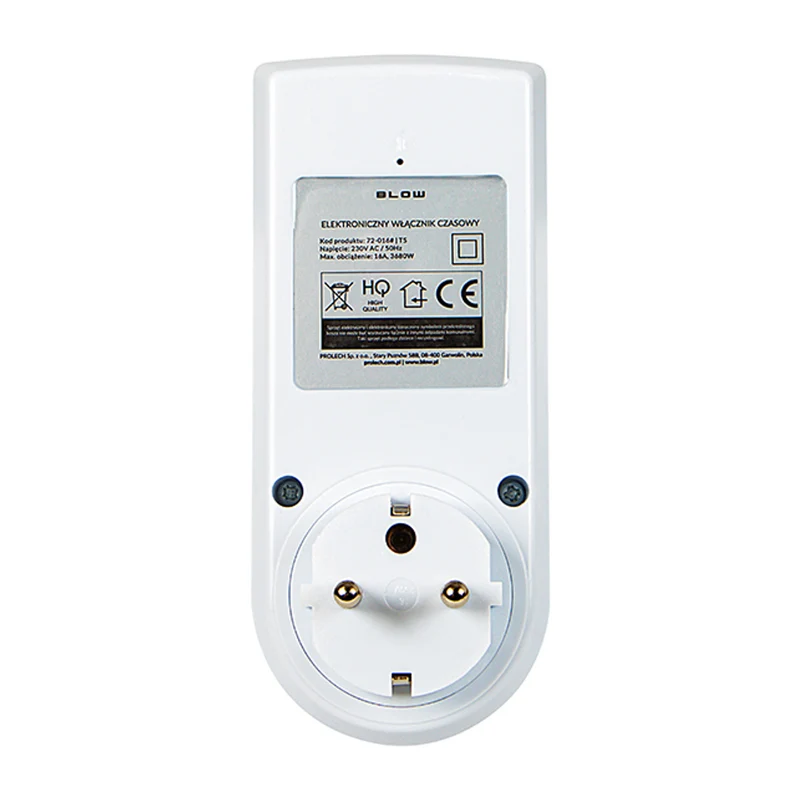 Blow digital timer programmer, LCD display, accuracy +/- 1 minute per month, 16 different operating combinations, 72-016#