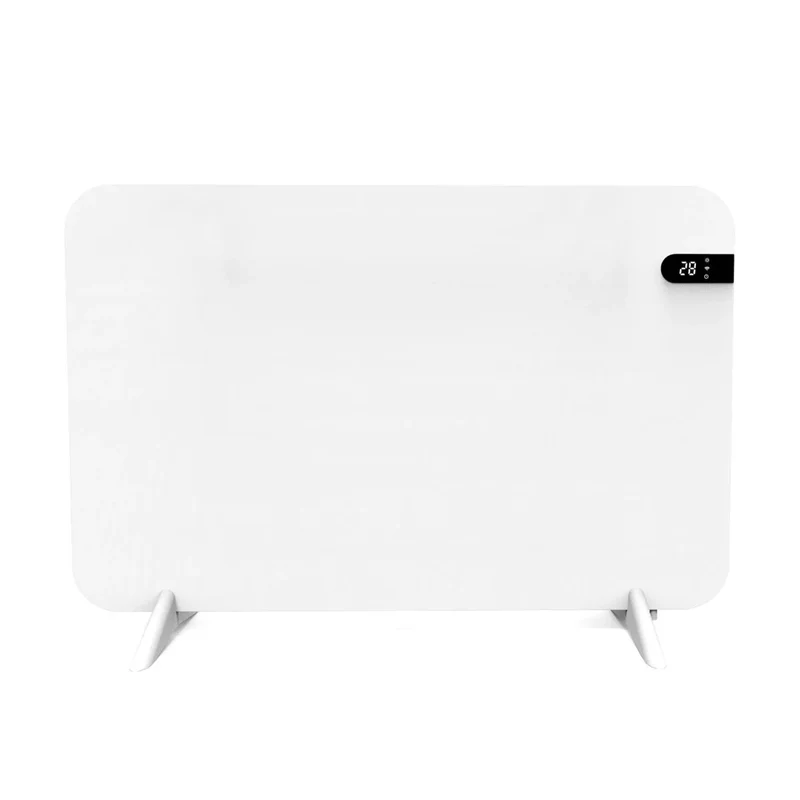 Cronos electric heater, white, 450W power, heats rooms up to 14m2, built-in thermostat, remote control, open window detection function, legs included, WFH-450TW