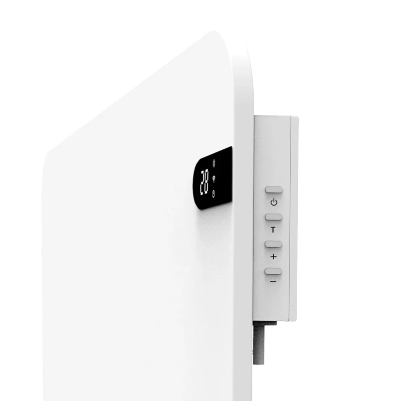 Cronos electric heater, white, 450W power, heats rooms up to 14m2, built-in thermostat, remote control, open window detection function, legs included, WFH-450TW