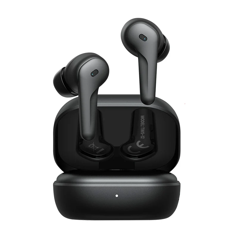 Savio Wireless Headphones, Bluetooth 5.3, ANC, USB-C, black