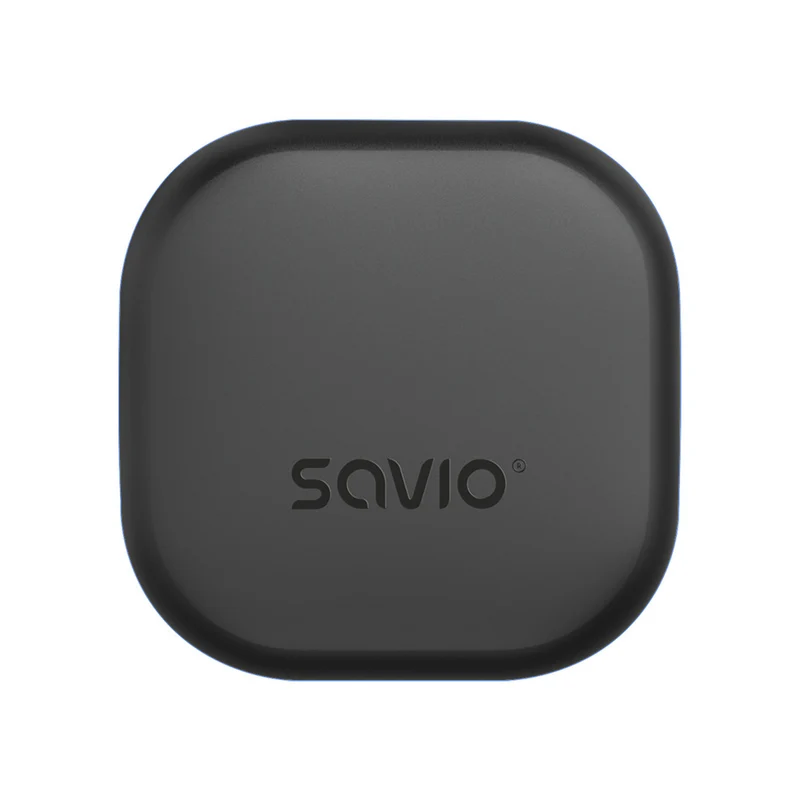 Savio Wireless Headphones, Bluetooth 5.3, ANC, USB-C, black