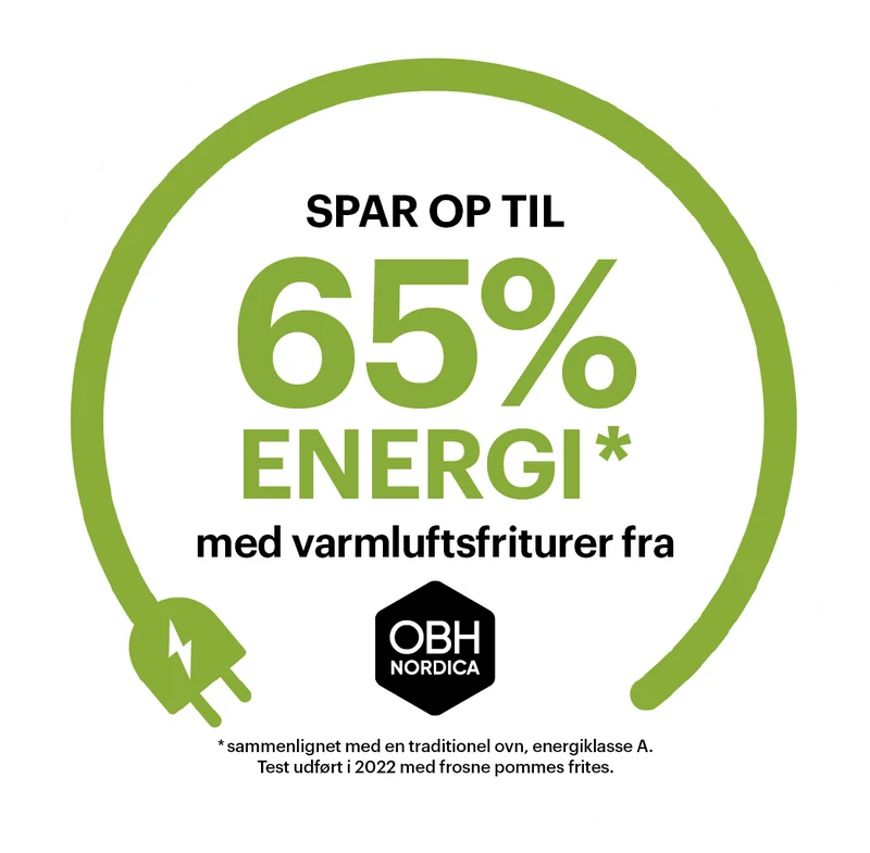 OBH Nordica Easy Fry Heißluftfritteuse 3-in-1 Dampf+