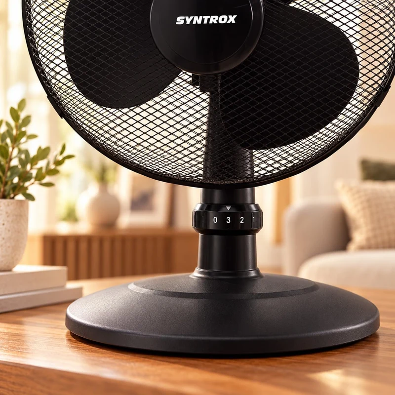 Syntrox Germany VT-44W-BL 3 in 1 Ventilator Standventilator + Tischventilator + Wandventilator mit O