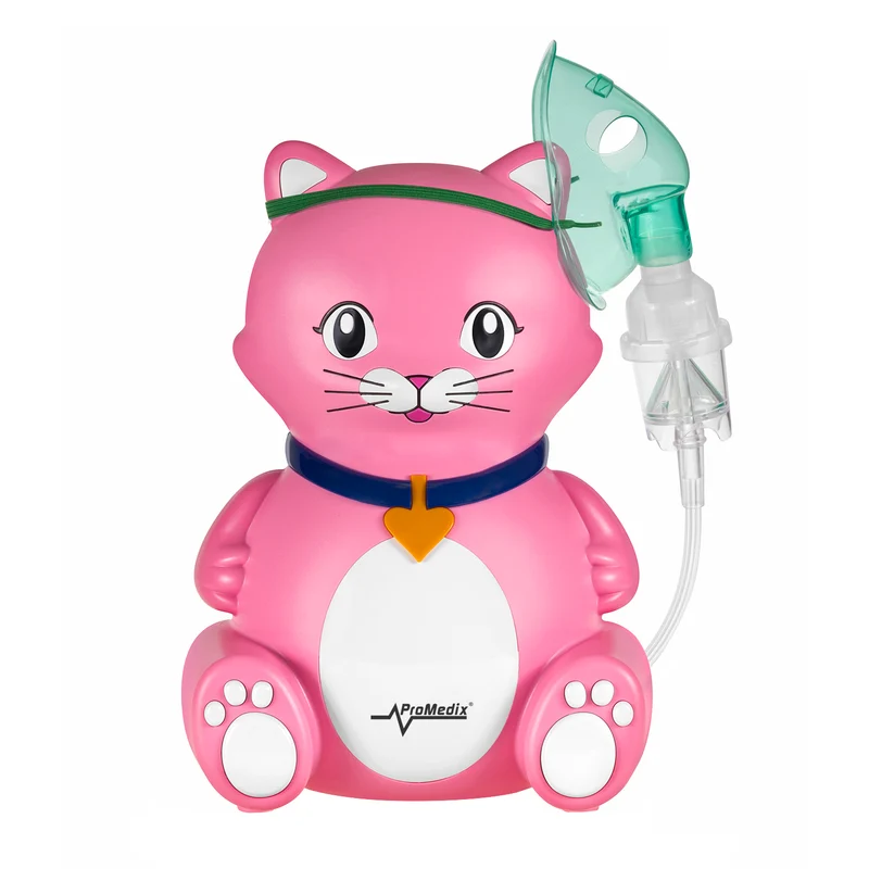 Promedix cat inhaler for children, set nebulizer, masks, filters, PR-816 + universal Gess pacifier for inhaler