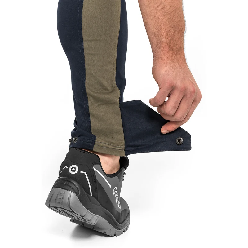 Tubbos Work Pants for Belt in Navy Blue-Olive, Size 52 – Durable and Functional Workwear with a Modern Design for Enhanced Comfort and Utility