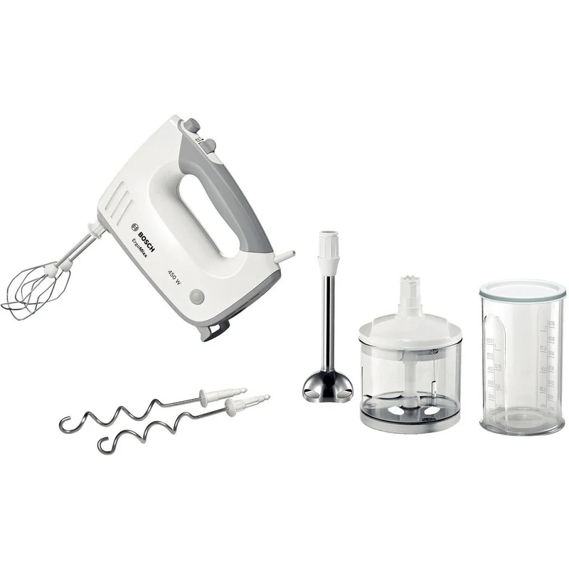 Bosch - Handmixer 450W MFQ36480 mit Metallstab und Zerkleinerer