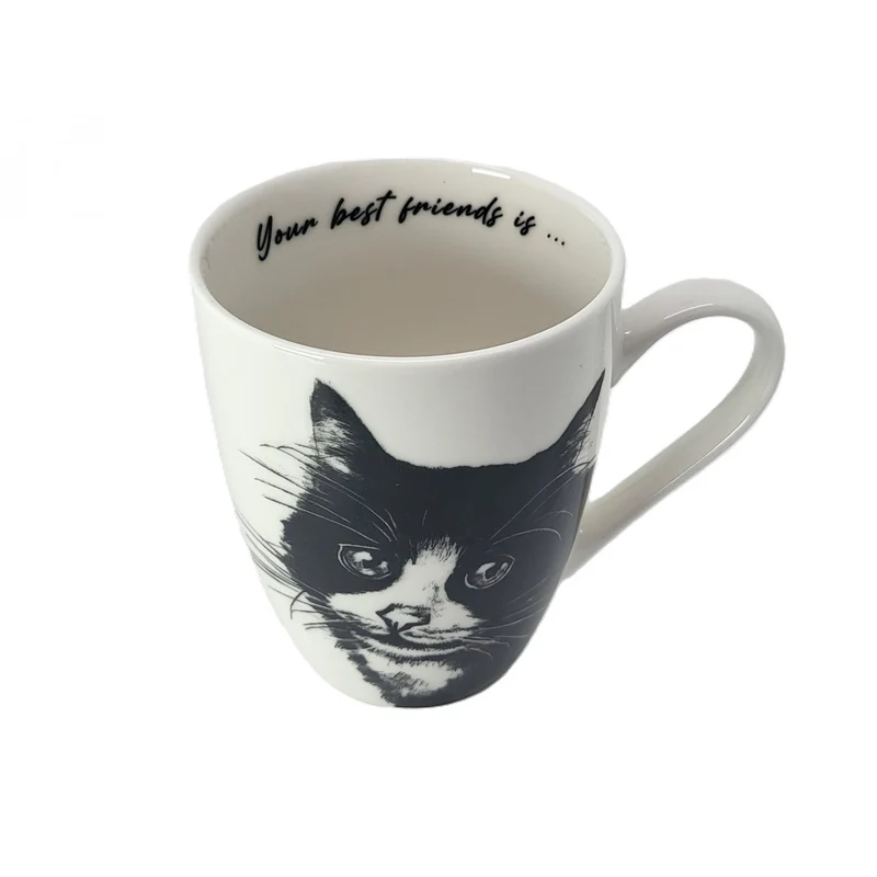 Queen Isabel porcelain mug, European cat, 350ml, Q1-05218