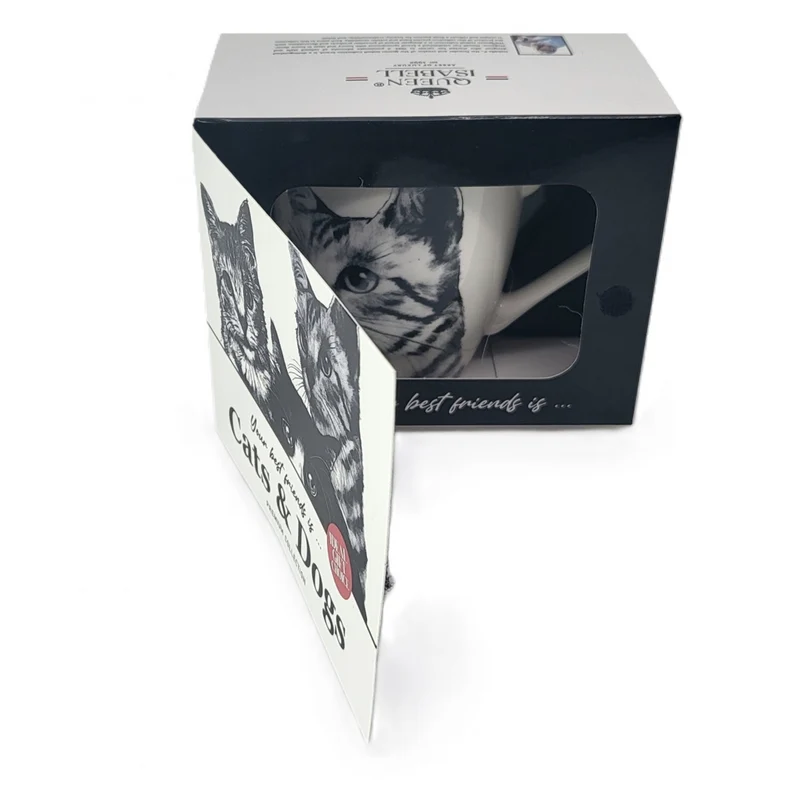 Queen Isabel porcelain mug, Sokake cat, 350ml, Q1-05218