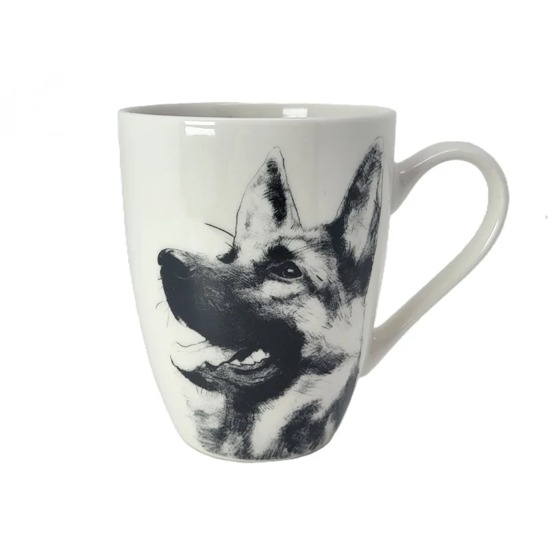 Queen Isabel porcelain mug, German Shepherd, 350ml, Q1-05232