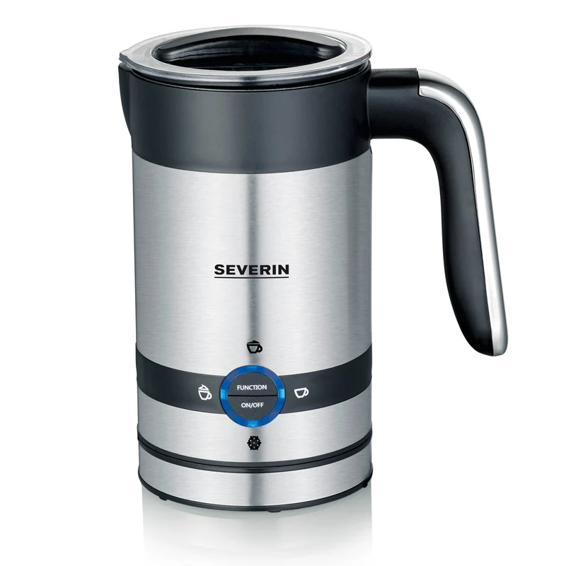 Severin - Milchaufschäumer 450 W Stahl/Schwarz