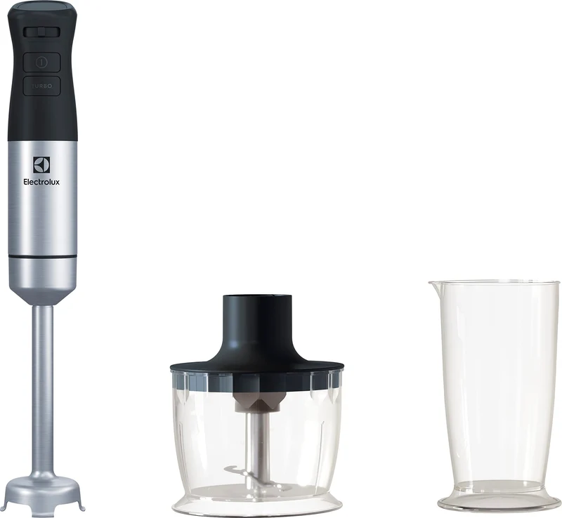 Electrolux Create 5 Stabmixer E5HB1-6SS, inkl. Schneebesen, Becher & Mini-Zerkleinerer, mehrere Gesc