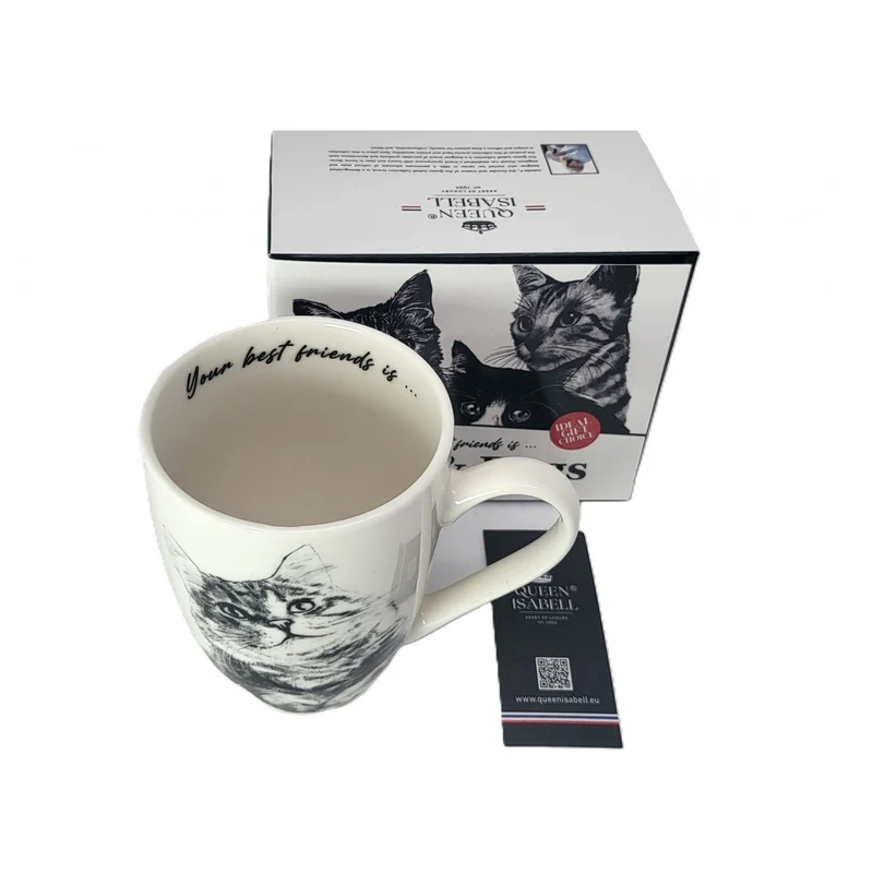 Queen Isabel porcelain mug, Siberian cat, 350ml, Q1-05201