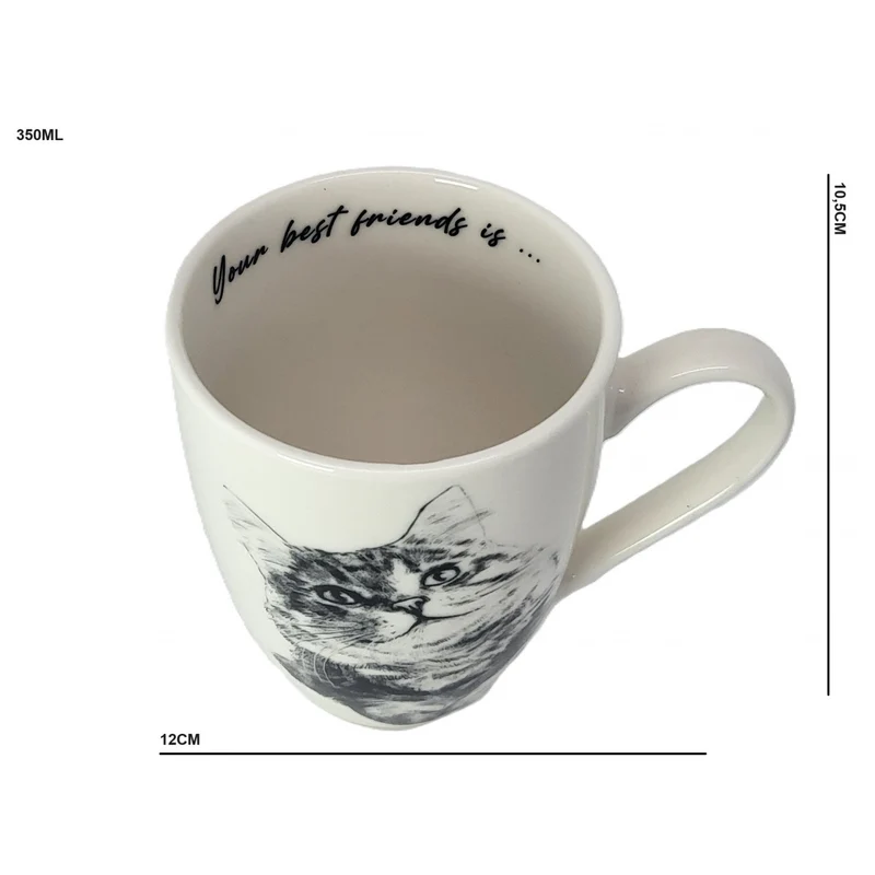 Queen Isabel porcelain mug, Siberian cat, 350ml, Q1-05201