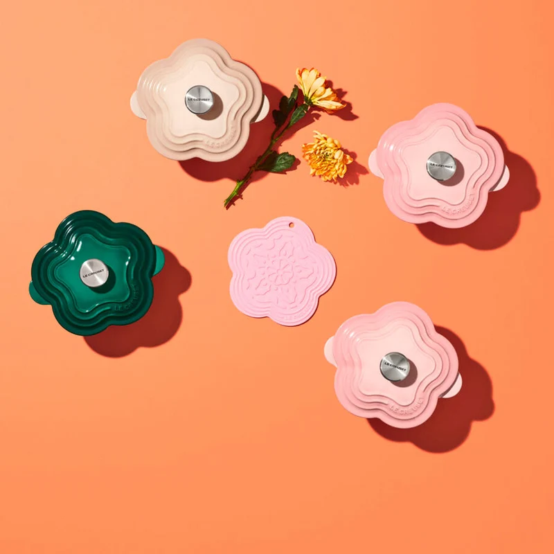 Salvamanteles de silicona Flower Power Le Creuset