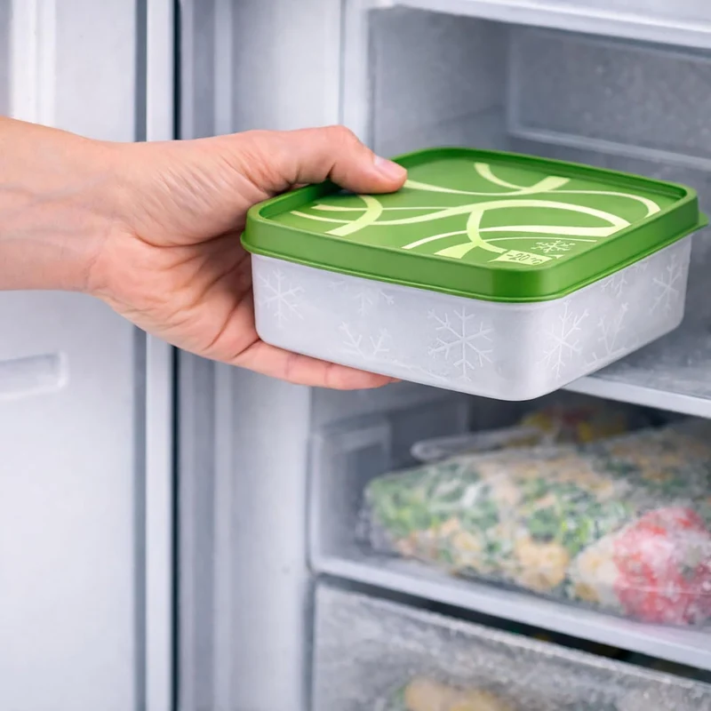 Annastore 12 x hochwertige Tiefkühldosen von -20°C bis + 100°C - Gefrierdosen - Luftdicht - Tiefkühl