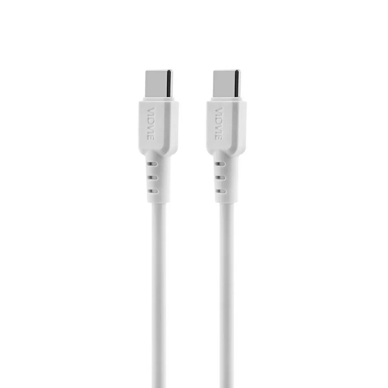 VIDVIE mains charger, 3A, 65W, 2x USB-C, 1x USB, USB-C/USB-C cable, PLE262